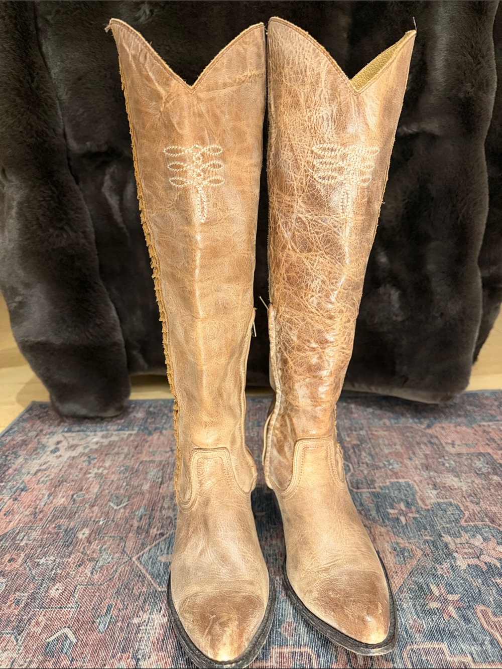 Tan Old GringoTall Leather Women's Western Boots